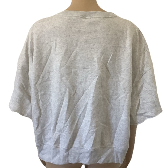 PINK BY Victoria’s Secret Sweatshirt Women’s XL, Short Sleeve, fleece new - Picture 11 of 12